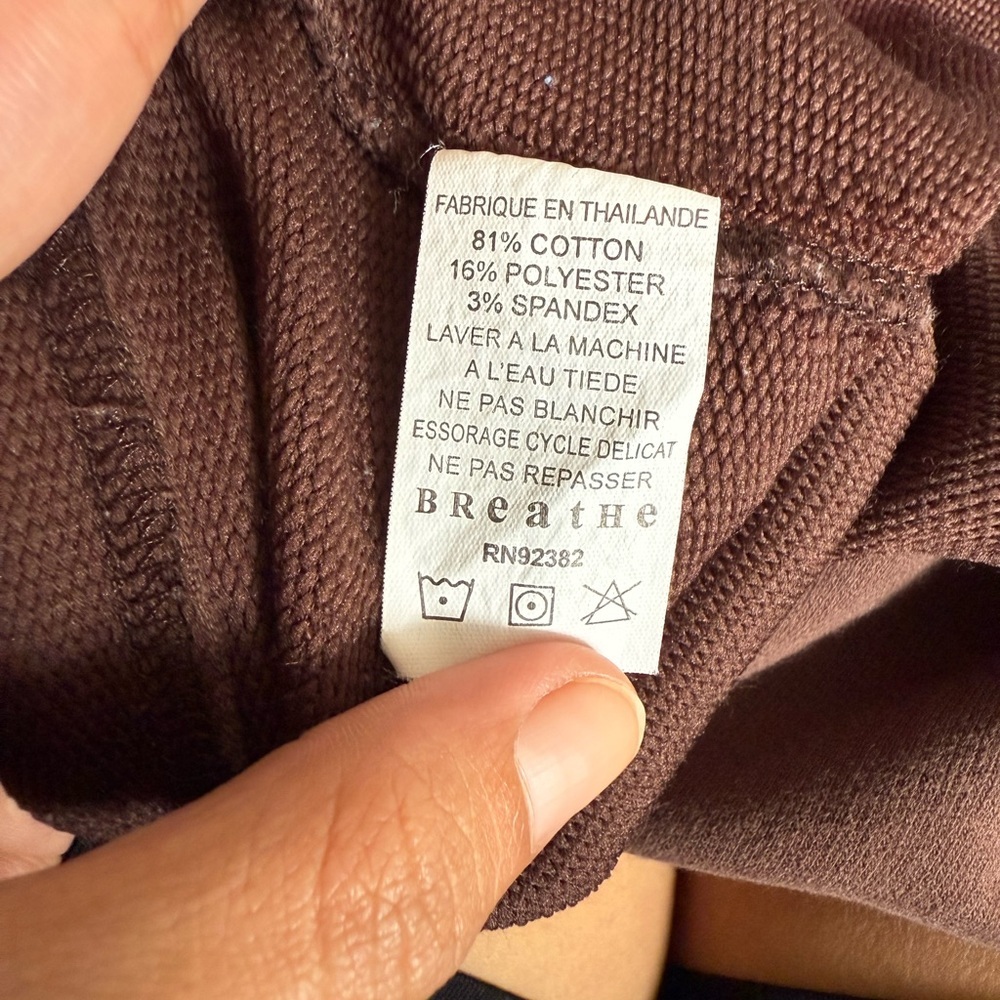 Prana Brown Long Sleeve Top – Women’s XL - Picture 7 of 7